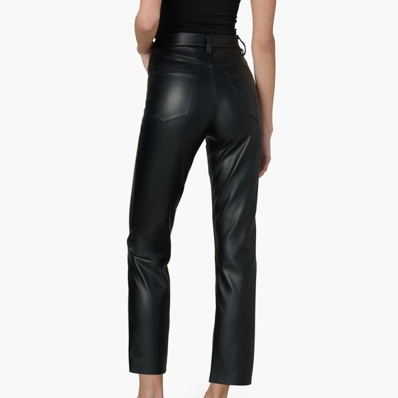 Joe's Jeans Black Straight Leg Pants - Picture 2 of 9